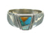 Sterling Silver Multicolor Inlay Southwestern Ring Size 7-1/2 YX84436